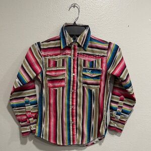 Colorful Striped Kids Shirt